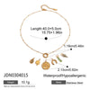 Wholesale Stainless Steel Geometric Water Drop Pendant Necklace With Electroplating For Women