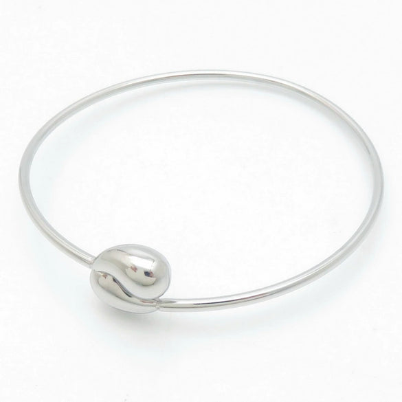 Wholesale Stainless Steel Geometric Water Drop Stud Earrings And Solid Necklace With Electroplating