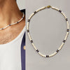 Wholesale Stainless Steel Geometric Water Wave Chain Women's Minimalist Electroplated Clavicle Necklace