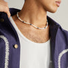 Wholesale Stainless Steel Geometric Water Wave Chain Women's Minimalist Electroplated Clavicle Necklace