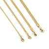 Wholesale Stainless Steel Geometric Wave Blade Chain Necklace With 18K Gold Electroplating For Women