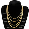 Wholesale Stainless Steel Geometric Wave Blade Chain Necklace With 18K Gold Electroplating For Women