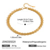 Wholesale Stainless Steel Geometric Women's Light Luxury Highend Clavicle Chain Necklace With Electroplating