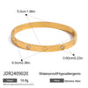 Wholesale Stainless Steel Geometric Zircon Bracelet For Women With Electroplating Light Luxury High End Jewelry