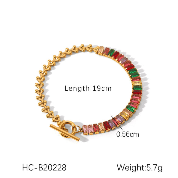 Wholesale Stainless Steel Geometric Zircon Earrings For Women