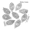 Wholesale Stainless Steel Ginkgo Leaf And Small Flower Antique Style Electroplated Earrings And Headwear Accessories Pendant