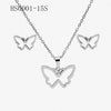 Wholesale Stainless Steel Gold Earrings Necklace Set With Bear Pattern Pendants And Ochain Electroplated With Letters Numbers Text Design