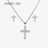 Wholesale Stainless Steel Gold Earrings Necklace Set With Bear Pattern Pendants And Ochain Electroplated With Letters Numbers Text Design