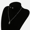 Wholesale Stainless Steel Gold Earrings Necklace Set With Bear Pattern Pendants And Ochain Electroplated With Letters Numbers Text Design