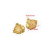 Wholesale Stainless Steel Gold Plated Crab Fish Animal Pendant For Sweater Bracelet Necklace Accessories With Shell Crab Pattern And Electroplating Process