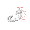 Wholesale Stainless Steel Gold Plated Crab Fish Animal Pendant For Sweater Bracelet Necklace Accessories With Shell Crab Pattern And Electroplating Process