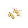Wholesale Stainless Steel Gold Plated Crab Fish Animal Pendant For Sweater Bracelet Necklace Accessories With Shell Crab Pattern And Electroplating Process