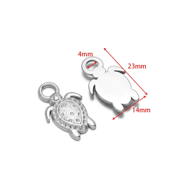 Wholesale Stainless Steel Gold Plated Crab Fish Animal Pendant For Sweater Bracelet Necklace Accessories With Shell Crab Pattern And Electroplating Process