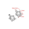 Wholesale Stainless Steel Gold Plated Crab Fish Animal Pendant For Sweater Bracelet Necklace Accessories With Shell Crab Pattern And Electroplating Process