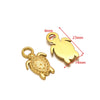 Wholesale Stainless Steel Gold Plated Crab Fish Animal Pendant For Sweater Bracelet Necklace Accessories With Shell Crab Pattern And Electroplating Process