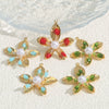Wholesale Stainless Steel Gold Plated Flower Design Pendant For Women Jewelry Accessories