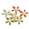 Wholesale Stainless Steel Gold Plated Flower Design Pendant For Women Jewelry Accessories