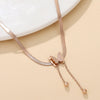 Wholesale Stainless Steel Gold Plated Frosted Animal Zodiac Butterfly Pendant Snake Bone Chain Necklace For Women