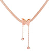 Wholesale Stainless Steel Gold Plated Frosted Animal Zodiac Butterfly Pendant Snake Bone Chain Necklace For Women
