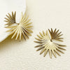 Wholesale Stainless Steel Gold Plated Geometric Irregular Shape Electroplated Women's Earrings