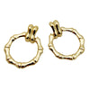 Wholesale Stainless Steel Gold Plated Geometric Irregular Shape Electroplated Women's Earrings