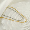 Wholesale 316L Stainless Steel Gold Plated Geometric S Chain Necklace