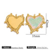 Wholesale Stainless Steel Gold Plated Love Heart Pendant Necklace Diy Accessories