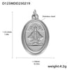 Wholesale Stainless Steel Gold Plated Pendants With Wave Geometry Animals Zodiac Patterns Electroplated