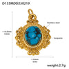 Wholesale Stainless Steel Gold Plated Pendants With Wave Geometry Animals Zodiac Patterns Electroplated