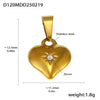 Wholesale Stainless Steel Gold Plated Pendants With Wave Geometry Animals Zodiac Patterns Electroplated