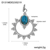 Wholesale Stainless Steel Gold Plated Pendants With Wave Geometry Animals Zodiac Patterns Electroplated