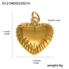 Wholesale Stainless Steel Gold Plated Pendants With Wave Geometry Animals Zodiac Patterns Electroplated