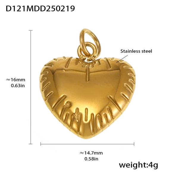Wholesale Stainless Steel Gold Plated Pendants With Wave Geometry Animals Zodiac Patterns Electroplated