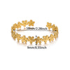 Wholesale Stainless Steel Goldplated Circular Bracelets With Retro Elegance