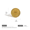 Wholesale Stainless Steel Goldplated Geometric Adjustable Ring Jewelry Accessories