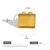 Wholesale Stainless Steel Goldplated Geometric Adjustable Ring Jewelry Accessories