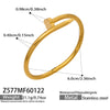 Wholesale Stainless Steel Goldplated Geometric Plum Blossom Stud Bracelet Light Luxury Hand Jewelry