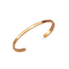 Wholesale Stainless Steel Goldplated Glossy Letter Cshaped Opening Personality Geometric Electroplated Bracelet For Girlfriends And Couples
