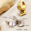 Wholesale Stainless Steel Goldplated Heartshaped Ring Jewelry