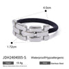 Wholesale Stainless Steel Hair Ring With Smooth U Shaped Black Rubber Band High Elasticity Electroplated