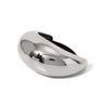 Wholesale Stainless Steel Hair Ring With Smooth U Shaped Black Rubber Band High Elasticity Electroplated