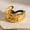 Wholesale Stainless Steel Hair Rope Hair Accessories With Electroplating Geometric Design