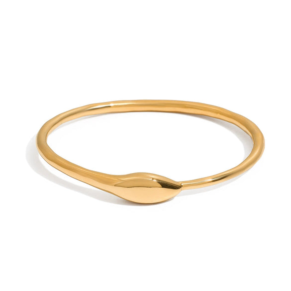 Wholesale Stainless Steel Hammer Pattern Snake Series Electroplated Nonfading Stylish Bracelet Jewelry