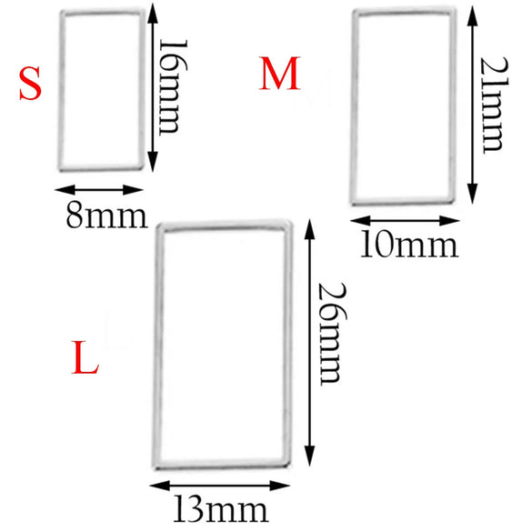 Wholesale Stainless Steel Handmade Geometric Triangle Fivepointed Star Square Earrings With Electroplating Treatment
