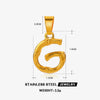 Wholesale Stainless Steel Handmade Letter Pendant Accessories With Polishing Hip Hop And Minimalist Style