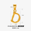 Wholesale Stainless Steel Handmade Letter Pendant Accessories With Polishing Hip Hop And Minimalist Style