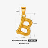 Wholesale Stainless Steel Handmade Letter Pendant Accessories With Polishing Hip Hop And Minimalist Style