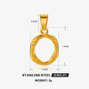 Wholesale Stainless Steel Handmade Letter Pendant Accessories With Polishing Hip Hop And Minimalist Style
