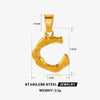 Wholesale Stainless Steel Handmade Letter Pendant Accessories With Polishing Hip Hop And Minimalist Style
