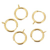 Wholesale Stainless Steel Handmade Round Cross Electroplated Geometric Earrings Accessories